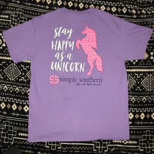 Purple Simply Southern Shirt (Unicorn)